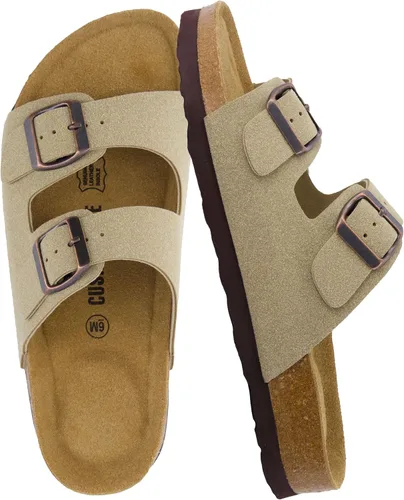 Vista 31 de CUSHIONAIRE Lane Cork Slide Women's Sandals, Comfortable Sandals for Women Negro