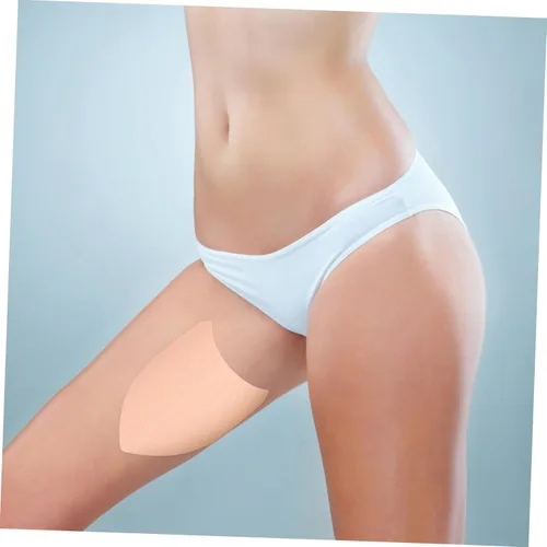 Vista 4 de 10 calcomanías elásticas para rozar los muslos, bandas transpirables para el muslo para prevención de frotamientos, reduce la fricción