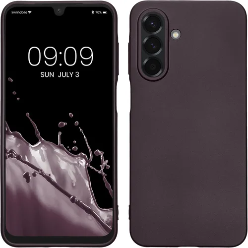 Vista 219 de kwmobile Funda compatible con Samsung Galaxy A12 - Funda protectora de silicona TPU suave y delgada - Azul Báltico