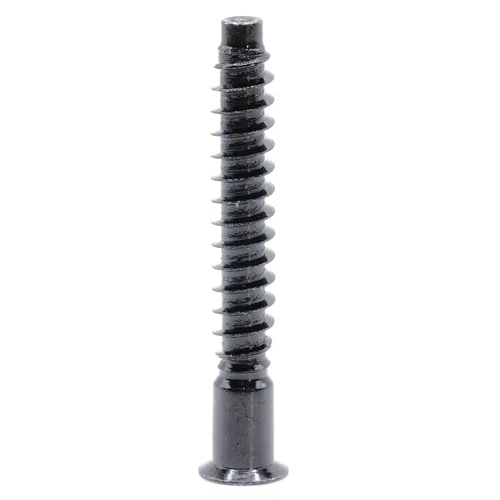 Vista 6 de ReplacementScrews Tornillos de montaje negros compatibles con IKEA Part 100219/100214 (IDANAS, HEMNES, Ivar) – Confirmat de rosca gruesa