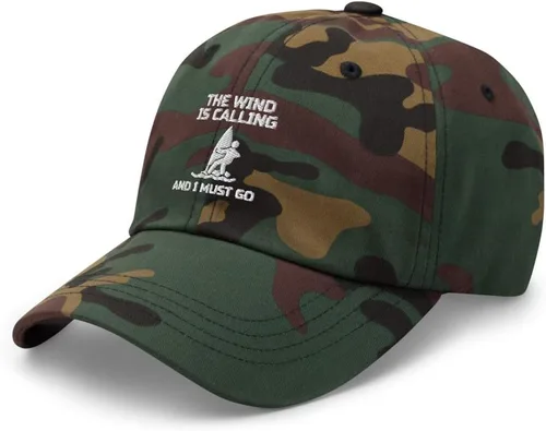 Vista 3 de CreativeTees4You Windsurfer - Gorra de béisbol con bordado, algodón, ajustable, para windsurf, surf