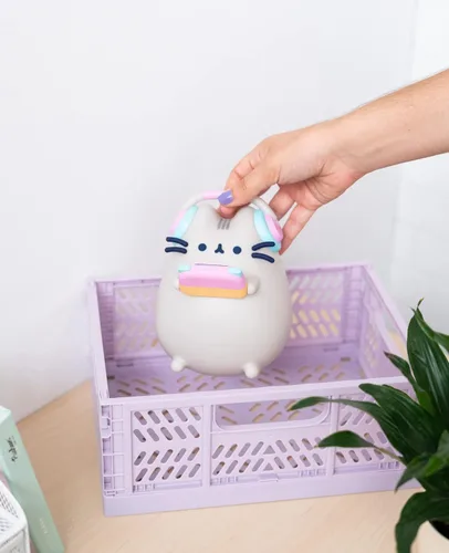 Vista 7 de Grupo Erik Pusheen - Lámpara gamer - Regalos Pusheen - Lámparas para niños para dormitorio - Luz nocturna para niños - Luz nocturna para bebés - Luz