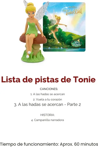 Vista 5 de Tonies Figura de juguete de audio Tinker Bell de Disney