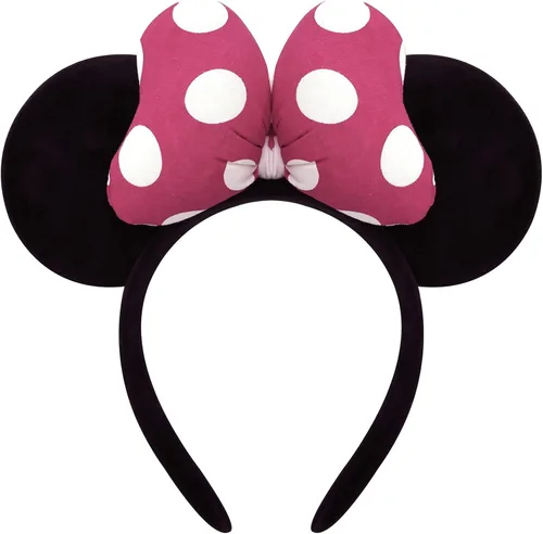Vista 8 de ODOCARE Handmade Mouse Ears Headband for Women and Ladies, Polka Dot Bow Mini Ears Costume Accessories