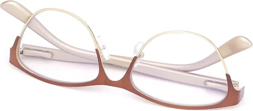 Vista 9 de Gafas de lectura progresivas multifocal, con bisagra de resorte, bloqueo de luz azul, multifocal, sin línea, para mujeres y hombres