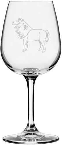 Vista 25 de Abaco Barb Body Horse - Copa de vino grabada multiusos (12.75 onzas) Unique Gifts for Horse Lovers, Personalized Wine Glasses, All-Purpose