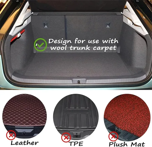 Vista 3 de 3 Piece Car Trunk Organizer Blocks - Versatile Storage Solution with Anti Slip Dividers & Adjustable Hook and Loop Fasteners