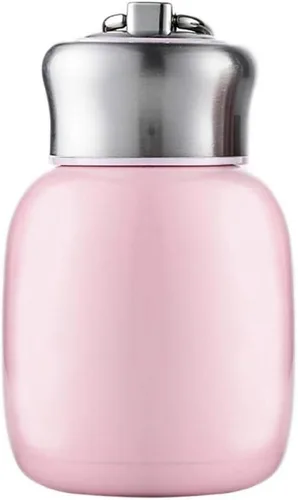 Vista 7 de Gets Mini botella de agua de acero inoxidable de 7 onzas, portátil pequeña botella de agua deportiva aislada al vacío, a prueba de fugas, vaso
