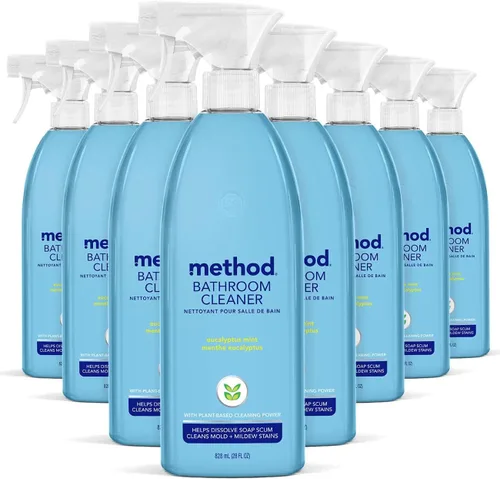 Vista 7 de Method Limpiador de baño, elimina las manchas de moho y moho, eucalipto menta, 28 onzas líquidas