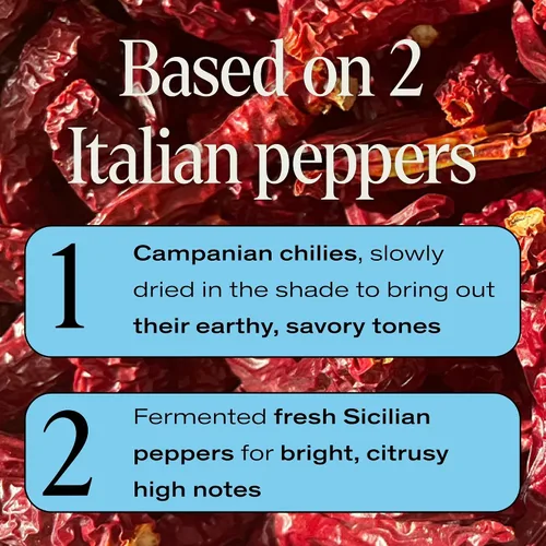 Vista 4 de Stuzzi Premium Hot Sauce – Italian Craft Sauce with Dried Calabrian & Fresh Cayenne Peppers 3 Pack (3.4 oz) – All-Natural, Vegan, Gluten-Free