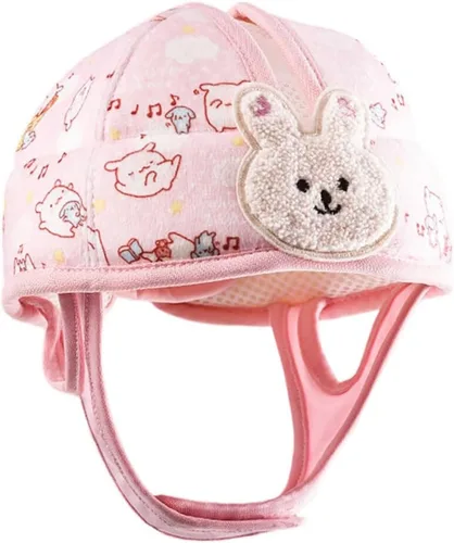 Vista 2 de Casco de seguridad para bebé, protector de cabeza de bebé transpirable para gatear y caminar, casco suave para bebés, anticolisión, ultraligero