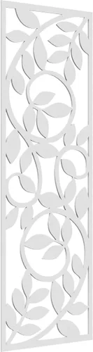 Vista 76 de 9 3/8"W x 24 3/8"H x 1/4"T Utica Decorativo Fretwork Madera Paneles de Pared, Abedul