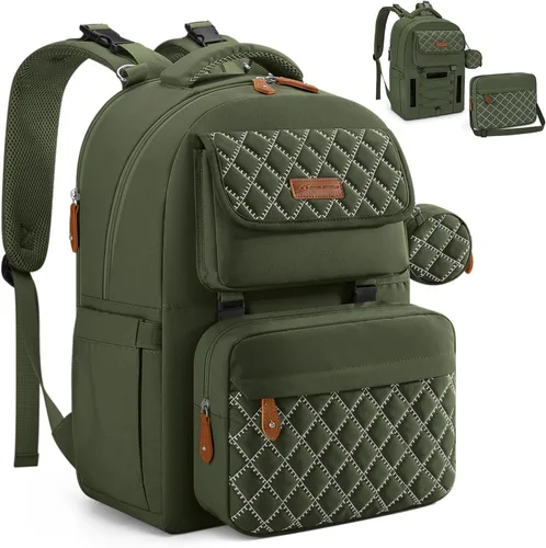Vista 11 de Maelstrom Mochila para pañales, 30L verde militar