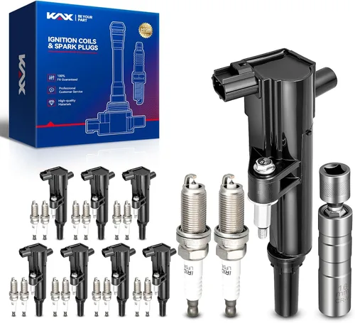 Vista 106 de Bobina de encendido KAX UF434 1 paquete Compatible con Impala, Equinox, G6, Malibu, Silverado 1500, Uplander, Torrent, Lucerne, Express 1500, Sierra