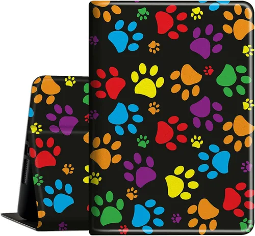 Vista 21 de Funda para tablet Kindle Fire HD 8 y 8 Plus (12ª generación 2022), funda delgada de piel sintética con función de encendido automático para tableta