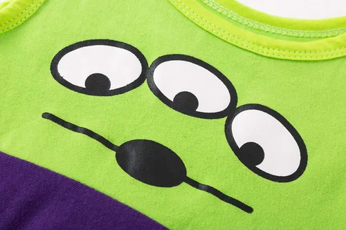 Vista 4 de Waruila Disfraz de alienígena para niñas pequeñas, disfraz de princesa para fiesta, regalo de cosplay