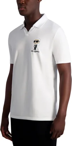 Vista 2 de Karl Lagerfeld Paris Men's Casual Short Sleeve Collared Polo