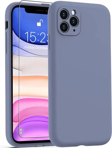 Vista 8 de Goodon Funda para iPhone 11 Pro con protector de pantalla - Protección mejorada de la cámara - Forro de microfibra suave - Funda protectora