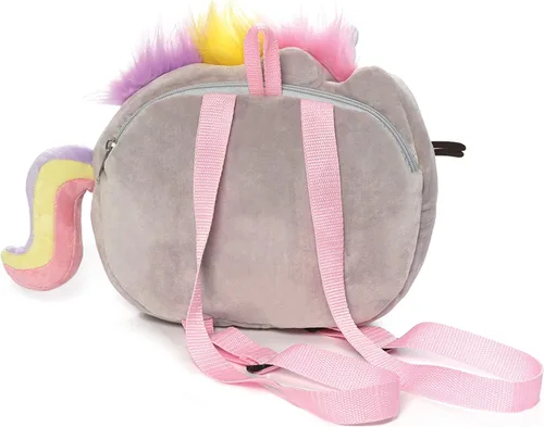 Vista 2 de GUND Pusheen Pusheenicorn Mochila de Animal de Peluche Relleno Unicornio Gato, 13