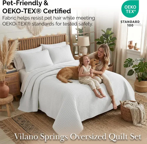 Vista 6 de Southshore Fine Living, Inc. Juego de edredón individual XL, colcha de microfibra acolchada, juego de edredón individual con funda de almohada, ropa