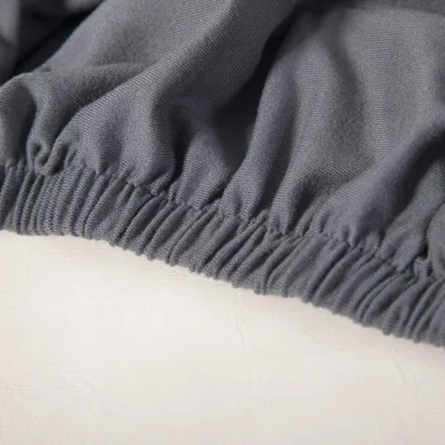 Vista 5 de Funda protectora para silla de comedor, lavable, extraíble, de elastano