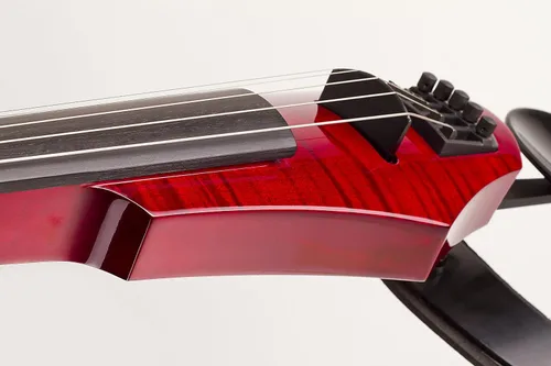 Vista 4 de NS Design WAV5 Violín eléctrico, rojo transparente