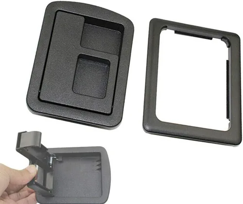Vista 3 de Caja de bisel superior de la manija del trazador de líneas del maletero negro para Audi A3 A4 A5 A6 A8 S3 S4 S5 S6 S8