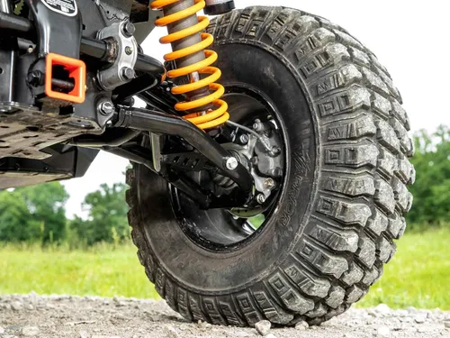 Vista 4 de SuperATV Atlas Pro - Brazos A de desplazamiento trasero de 1.5 pulgadas para Can-Am Commander XT/XT-P/MAX XT 2021+ Compatible con neumáticos de 31