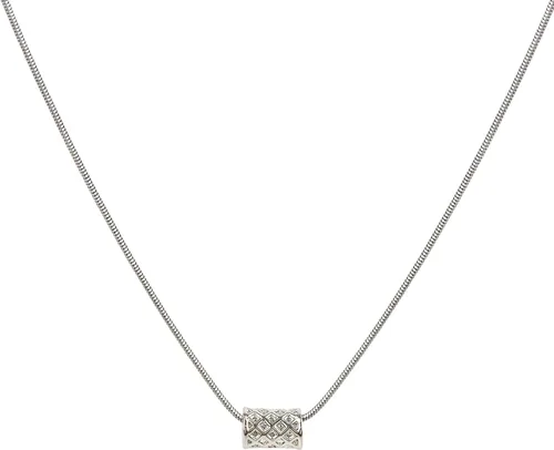 Vista 26 de Collar minimalista con cadena irregular Y2k para uso diario, versátil, joyería de moda para mujer, plata Dorado-1