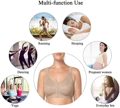 Vista 7 de Milasecret - Brasier multifuncional Mila Secret, abrazado, soporte ajustable para el pecho, brasier multifuncional