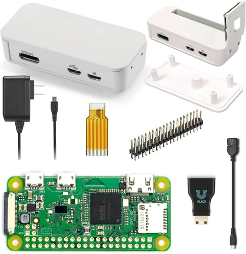 Vista 9 de Kit de inicio básico Raspberry Pi Zero W (caso negro)