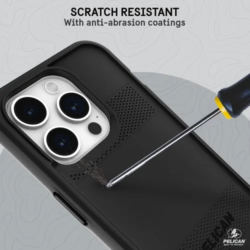Vista 5 de Pelican Protector Series - Funda para iPhone 15 Pro de 6.1 pulgadas [compatible con MagSafe], funda magnética para teléfono con tecnología