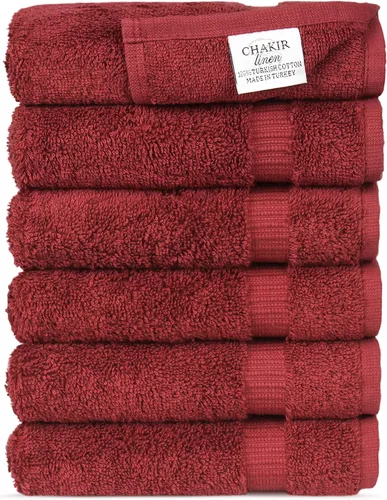 Vista 29 de Chakir Turkish Linens - Toallas turcas de 100% algodón, suaves y absorbentes (juego de 3 toallas personalizables, color aguamarina)