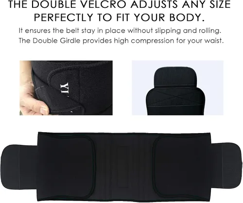 Vista 4 de YIANNA Waist Trainer Belt for Women Waist Trimmer Eraser Belly Band Body Shaper Sports Girdles