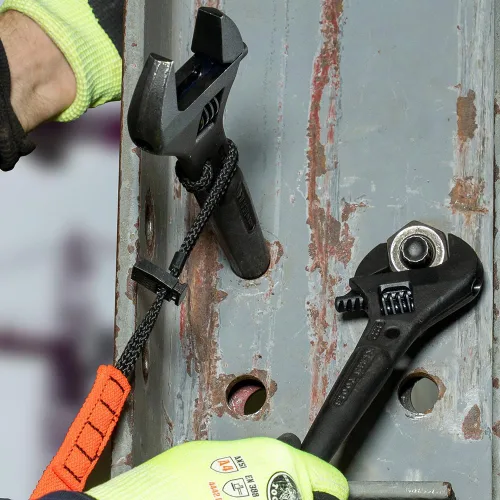 Vista 5 de Klein Tools 3239 - Llave de espiga ajustable, fabricada en Estados Unidos, 16 pulgadas de longitud, apertura de llave de 1-58, se adapta a tuercas