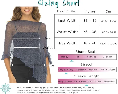 Vista 6 de SHU-SHI Poncho transparente para mujer suéter ligero con volantes