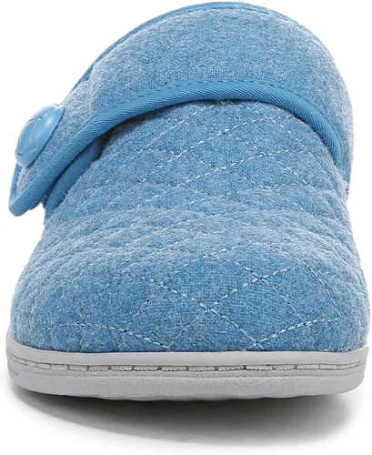 Vista 6 de Vionic Women's Indulge Jackie Flannel Slip On Slipper- Comfortable Spa House Slippers that include Three-Zone Comfort with Orthotic Insole Arch