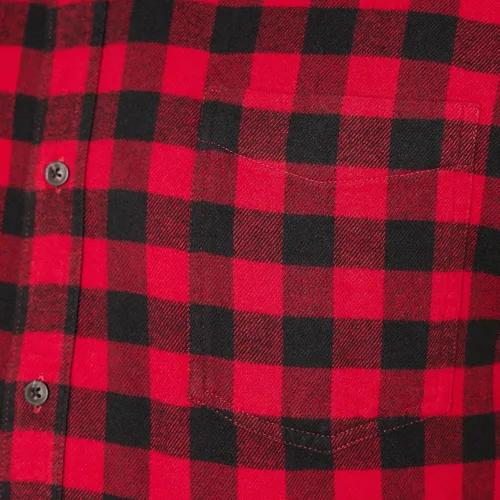 Vista 6 de Tienda Essentials Camisa de franela de manga larga para hombre (disponible en tallas grandes y altas)