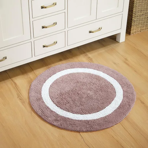 Vista 69 de Better Trends - Alfombra de baño 100% algodón reversible, altamente absorbente y lavable a máquina, suave, tapete de ducha para piso de baño
