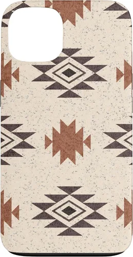 Vista 7 de Funda rústica para iPhone 17 con patrón azteca estilo bohemio occidental