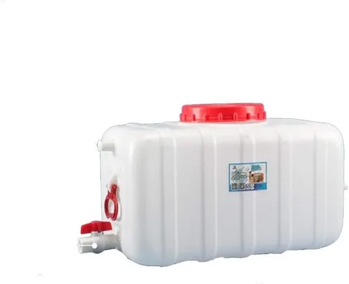 Vista 9 de Contenedor de agua 25L/45L/80L/110L/160L/200L Espesamiento de plástico blanco de grado alimenticio Tanque de almacenamiento rectangular Cubo de agua