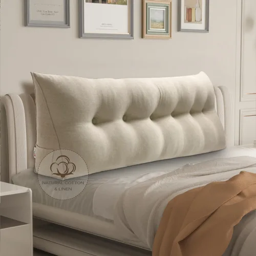 Vista 28 de WOWMAX - Almohada grande triangular con respaldo para cabecera, almohada de posicionamiento para lectura en forma de cuña, con funda extraíble