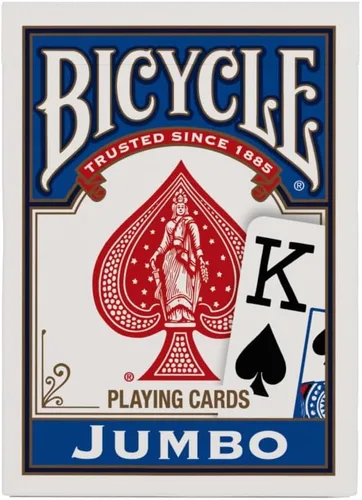 Vista 3 de Springbok Bicycle Poker Tamaño Poker Índice Jumbo Cartas de Juego (Los Colores Pueden Variar)