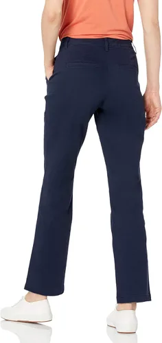 Vista 2 de Tienda Essentials Pantalón chino de sarga elástica con curvas y corte recto para mujer