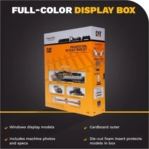 Vista 6 de Diecast Masters HO Scale Progress Rail Juego de tren 100 aniversario 87001
