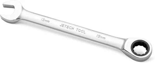 Vista 20 de Jetech - Llave combinada de trinquete de 10 mm, llave de carraca de grado industrial con trinquete de 12 puntas y 72 dientes, acero Cr-V forjado