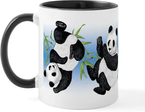Vista 22 de CafePress Turtle And Panda - Taza de café de cerámica de 11 oz (11.0 fl oz)