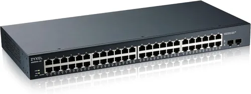 Vista 8 de Zyxel Conmutador Ethernet de red de 8 puertos Gigabit administrado inteligente GS1915-8