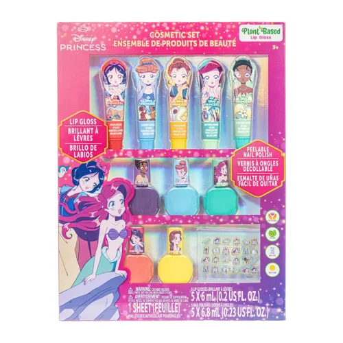 Vista 10 de Barbie - Juego de maquillaje con brillo de labios y esmalte de uñas, 11 piezas, a partir de 3 años