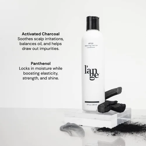 Vista 2 de L'ANGE HAIR Acondicionador de carbón equilibrante Détox Ayuda a calmar el cuero cabelludo y eliminar impurezas Aumenta la humedad, rebote